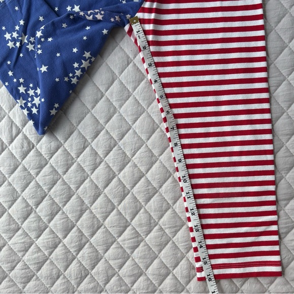 Cat & Jack Blue and Red Star Stripe leggings - Picture 5 of 5
